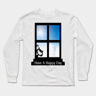 Smile Have A Happy Day Long Sleeve T-Shirt